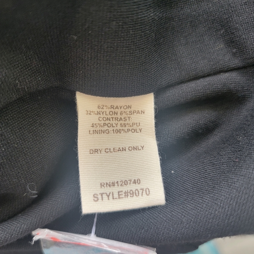 Mystree Side Button Jacket With Vegan Leather Sle… - image 6